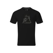 Instinct - Tricou sport Valley Series Ts S-B (Follow your instinct) - negru