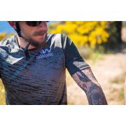 Northwave - Tricou ciclism pentru barbati maneca scurta Bomb jersey - verde padure gri