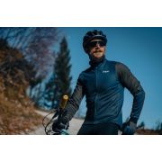 Northwave - jacheta ciclism pentru barbati iarna sau vreme rece Blade 2 Total Protection - gri inchis galben fluo