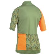 Northwave - tricou ciclism cu maneca scurta pentru copii Origin Junior jersey - verde portocaliu