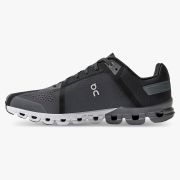 On CloudFlow Wide - pantofi sport pentru barbati - negru asfalt gri alb