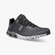 On CloudFlow Wide - pantofi sport pentru barbati - negru asfalt gri alb