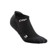 CEP - Sosete de compresie pentru femei model sub glezna 6cm No Show 3.0 Ultralight socks - negru gri