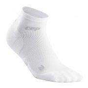 CEP - sosete de compresie peste glezna 8cm pentru barbati Low Cut ultralight socks - alb gri deschis