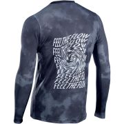 Northwave - bluza ciclism pentru barbati maneca lunga bomb jersey - gri inchis negru
