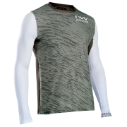 Northwave - bluza ciclism pentru barbati maneca lunga bomb jersey - verde padure gri