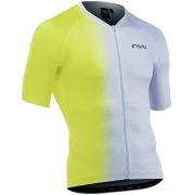 Northwave - tricou ciclism pentru barbati maneca scurta blade jersey - galben fluo gri deschis