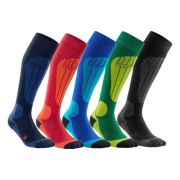 CEP - sosete lungi compresie ski pentru barbati Ski Thermo Socks - negru gri antracit