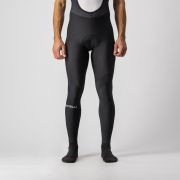 Castelli - pantaloni lungi ciclism pentru barbati cu bretele Entrata bibtights - negru
