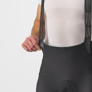 Castelli - pantaloni lungi ciclism pentru barbati cu bretele Semifreddo Bibtights - negru