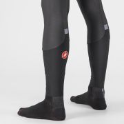 Castelli - pantaloni lungi ciclism pentru barbati cu bretele Semifreddo Bibtights - negru