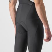 Castelli - pantaloni lungi ciclism pentru barbati cu bretele Semifreddo Bibtights - negru