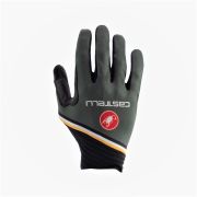 Castelli manusi ciclism cu degete lungi Unlimited CW 6.1 Cross gloves - negru verde kaki galben