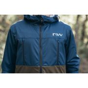 Northwave - jacheta ciclism iarna pentru barbati All mountain Easy Out Softshell - albastru verde army