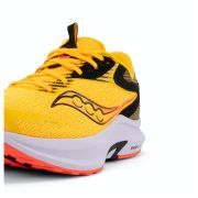 Saucony - pantofi alergare pentru barbati Axon 2 - galben Vizigld portocaliu Vizired negru alb