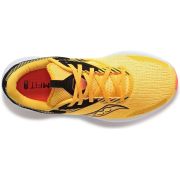 Saucony - pantofi alergare pentru barbati Axon 2 - galben Vizigld portocaliu Vizired negru alb