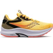 Saucony - pantofi alergare pentru femei Axon 2 - galben Vizigld portocaliu Vizired negru alb