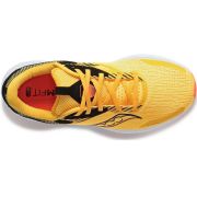 Saucony - pantofi alergare pentru femei Axon 2 - galben Vizigld portocaliu Vizired negru alb