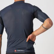 Castelli - tricou pentru ciclism cu maneca scurta Endurance Elite Jersey - bleumarin