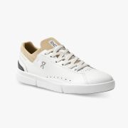 On The ROGER Advantage - pantofi sport pentru femei - alb maro deschis nisip