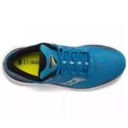 Saucony - pantofi alergare pentru barbati Triumph 18 - albastru Cobalt galben Storm