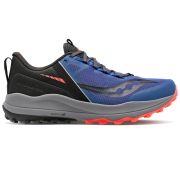 Saucony - pantofi alergare pentru barbati Xodus Ultra - albastru Sapphire mov rosu Vizired negru