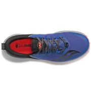 Saucony - pantofi alergare pentru barbati Xodus Ultra - albastru Sapphire mov rosu Vizired negru
