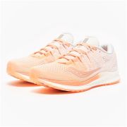 Saucony - pantofi alergare pentru femei Freedom Iso 2 - alb portocaliu deschis piersica