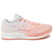 Saucony - pantofi alergare pentru femei Freedom Iso 2 - alb portocaliu deschis piersica