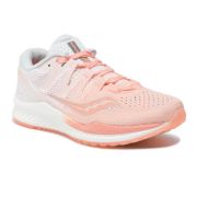Saucony - pantofi alergare pentru femei Freedom Iso 2 - alb portocaliu deschis piersica