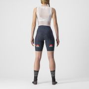 Castelli - pantaloni scurti pentru ciclism pentru femei Prima Short - albastru inchis savile roz briliant