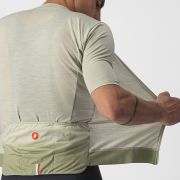 Castelli - tricou pentru ciclism cu maneca scurta Essenza Jersey - alb verde deschis desert