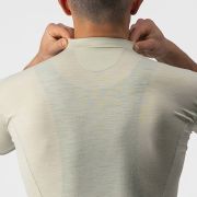 Castelli - tricou pentru ciclism cu maneca scurta Essenza Jersey - alb verde deschis desert