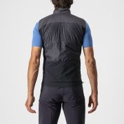 Castelli - vesta ciclism pentru barbati Unlimited Puffy Vest - gri inchis negru argintiu