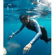 Orca - costum neopren pentru femei Freedive Zen 1 P wetsuit - negru gri alb