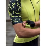 Spiuk - Tricou ciclism mânecă scurtă Top Ten SS jersey - verde lime negru