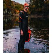 Orca - costum neopren pentru barbati  - Wetsuit TRN Core Openwater - negru portocaliu