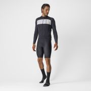 Castelli - tricou ciclism maneca lunga Prologo 7 LS jersey - gri antracit alb