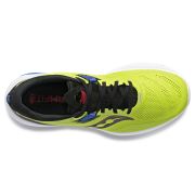 Saucony Guide 15 - pantofi alergare pentru barbati - galben acid-albastru raz