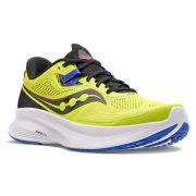 Saucony Guide 15 - pantofi alergare pentru barbati - galben acid-albastru raz