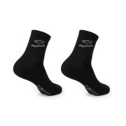 Spiuk - Set șosete ciclism medii 16 cm TOP TEN MEDIUM 2 socks pack - negru