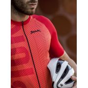 Spiuk - Tricou ciclism pentru barbati maneca scurta Star Open Bravo SS men jersey - portocaliu