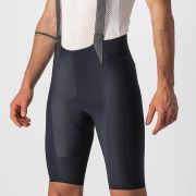 Castelli - Pantaloni ciclism scurti cu bretele  Free Aero RC bibshorts - negru