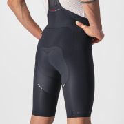Castelli - Pantaloni ciclism scurti cu bretele  Free Aero RC bibshorts - negru