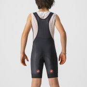 Castelli - pantaloni scurti cilism cu bretele si bazon copii - Jr Competizione Bibshort - 14-38 gr C - negru
