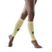 CEP - Compresie gamba femei Calf Sleeves - galben deschis lamaie negru
