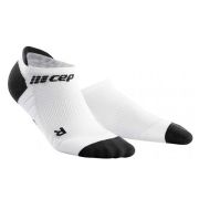 CEP - Sosete de compresie pentru barbati model sub glezna 6cm No Show 3.0 - alb negru gri