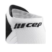 CEP - Sosete de compresie pentru femei model sub glezna 6cm No Show 3.0 - alb negru gri