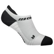 CEP - Sosete de compresie pentru femei model sub glezna 6cm No Show 3.0 - alb negru gri