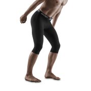 CEP - colanti compresie 3/4 pentu barbati Ski 3-4 Base Tights - negru